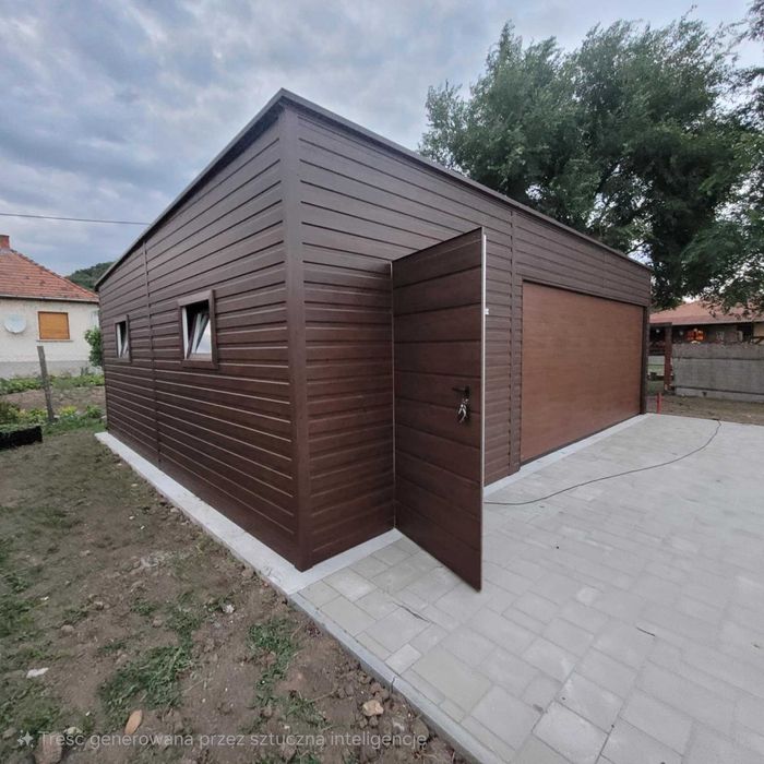 Garaż Blaszany 8x6, Brama Segmentowa 5x2,1 Producent