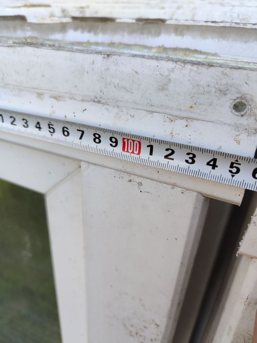 Okno pcv 104 x 108 używane 100 x 110