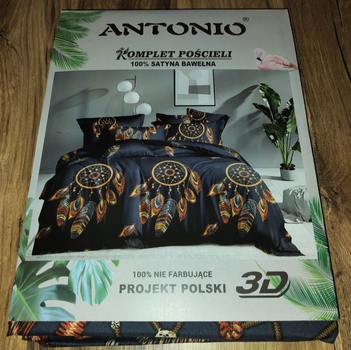 Komplet Pościeli Łapacz Snów Granatowy 160x200