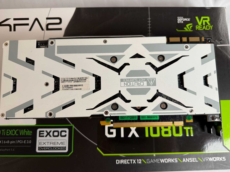 Karta Graficzna Nvidia KFA2 GTX 1080 Ti 11GB GDDR5X 352 Bit