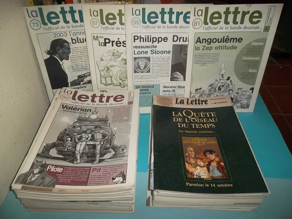 LA LETTRE - Magazine de BD da DARGAUD - Lote 85 Revistas