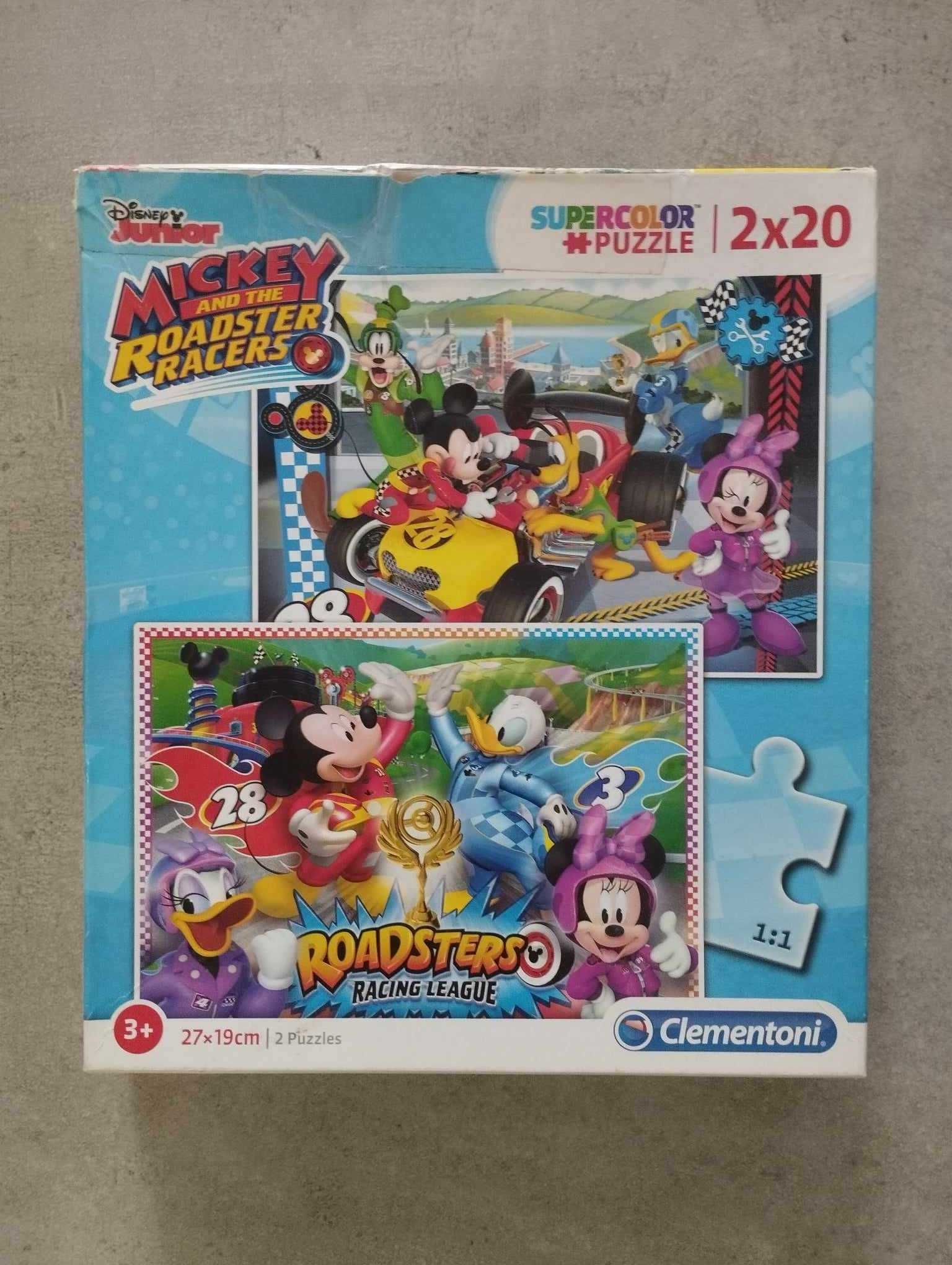 Puzzles 20peças Mickey e os Super Pilotos