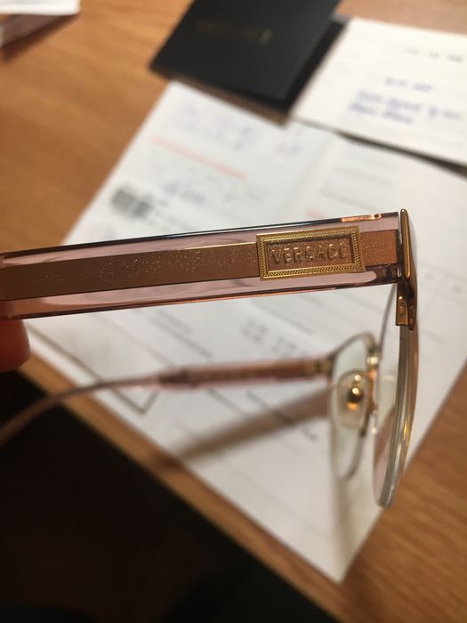 Versace oprawki zlote+szkła korekcyjne i zerówki