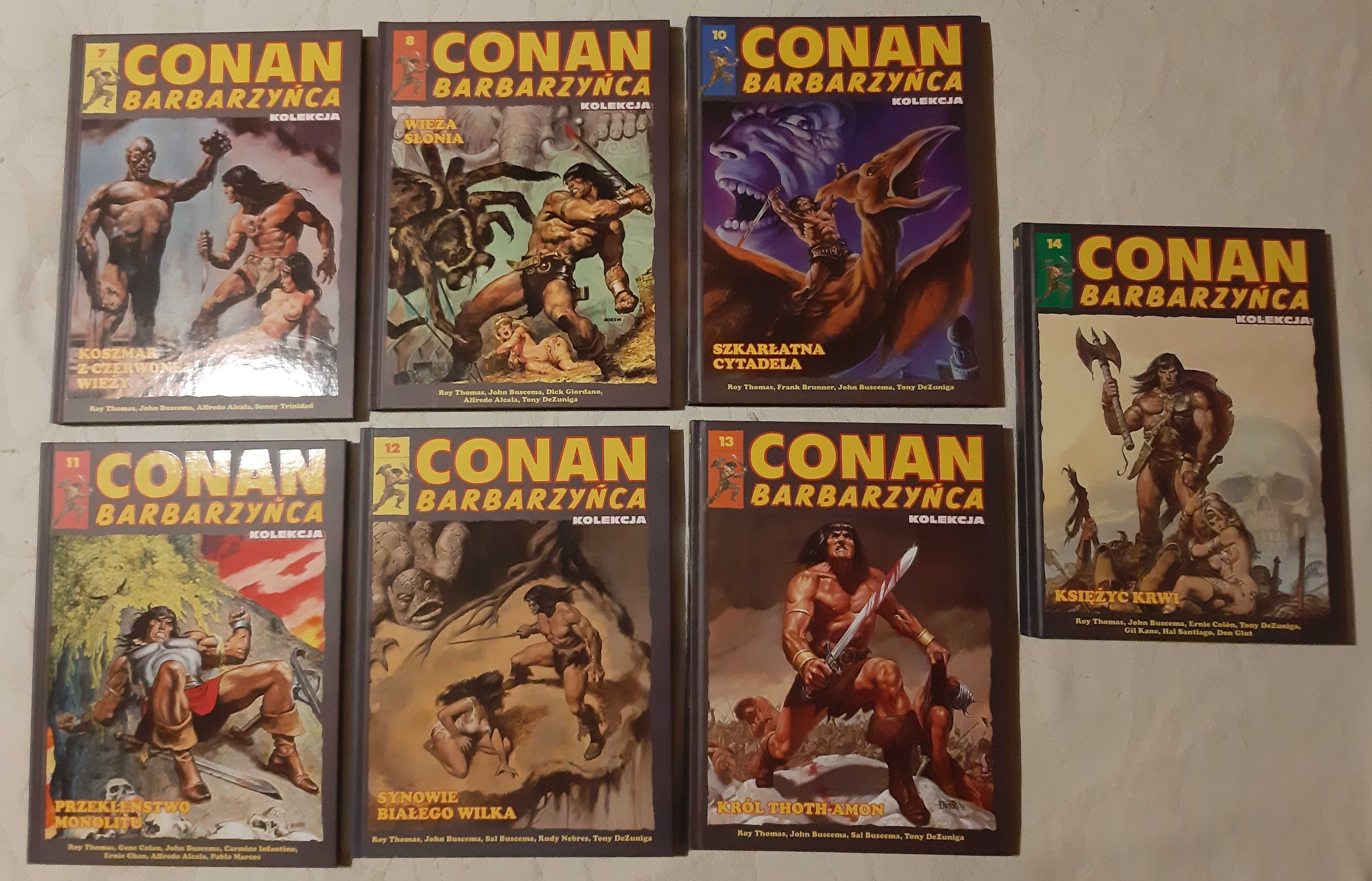 Conan Barbarzyńca Kolekcja x14 /tomy 1-8 oraz 10-14 i 29/ Hachette