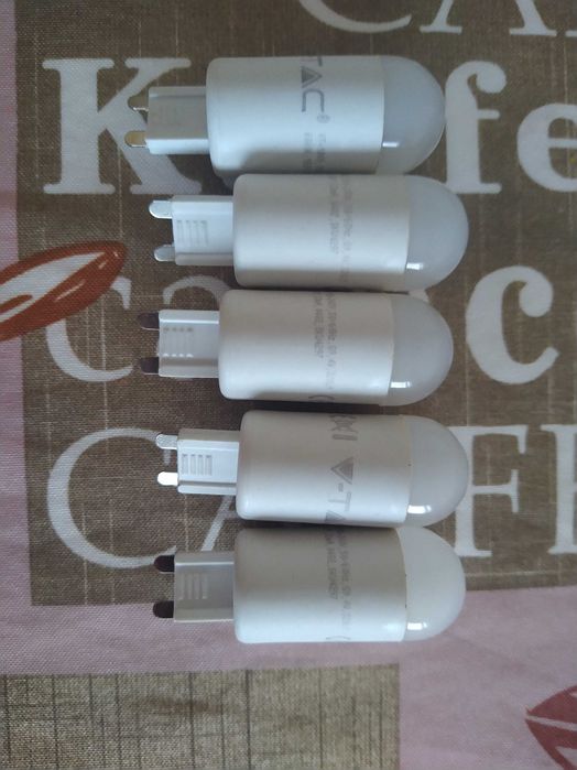 10 Lâmpadas Led G9 luz branca 4w