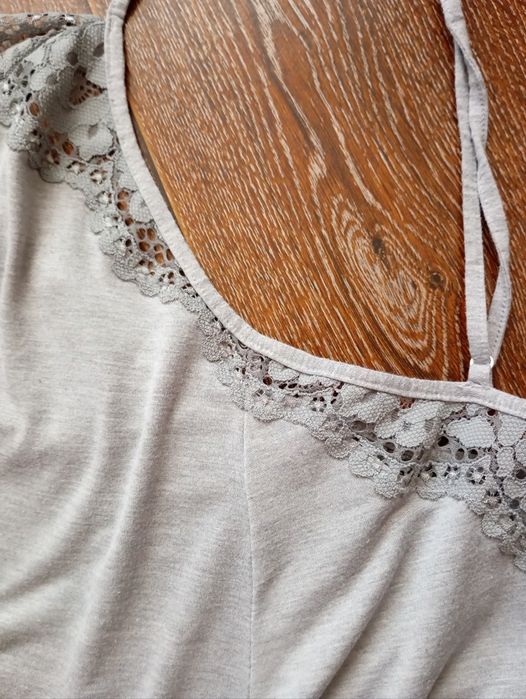 Victoria's Secret комбинация, ночная сорочка трикотажная с кружевом