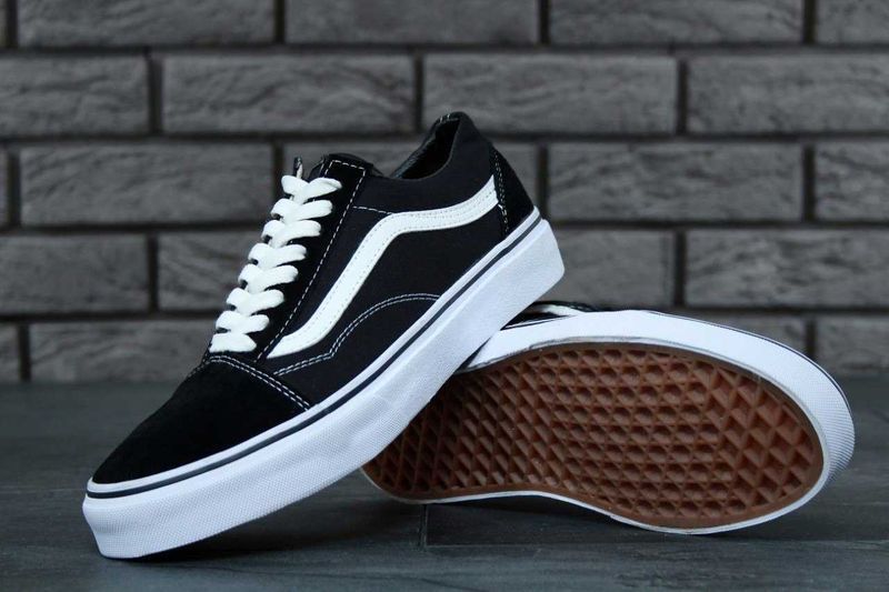 Унисекс черные кеды Vans Old Skool Classic кроссовки ванс олд скул
