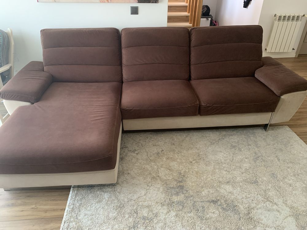 Sofá com Chaise Loungue - 3 metros