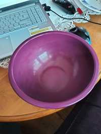 Ceramiczna doniczka ,kolor fioletowy