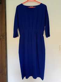 Kobaltowa sukienka COS