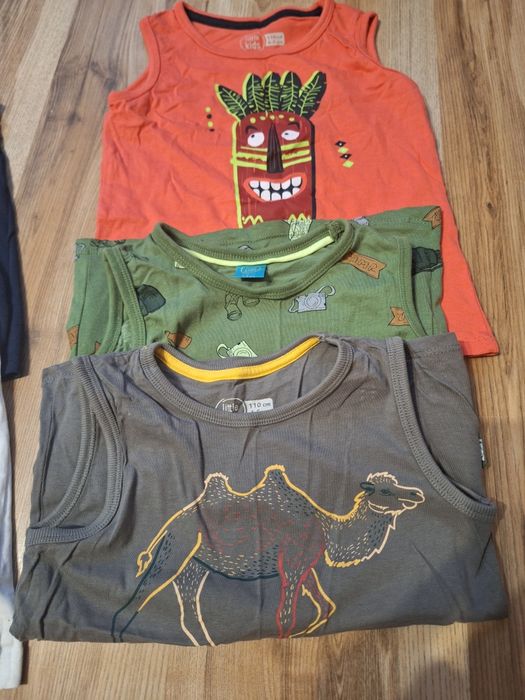 Koszulki chłopięce na ramiączkach