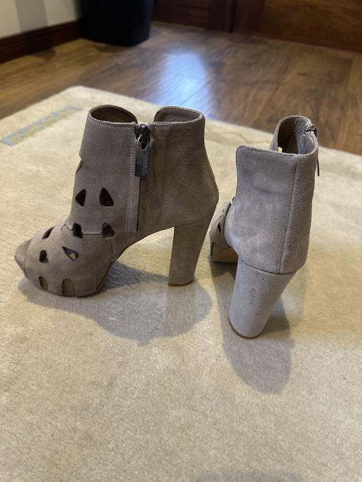 Botim camurça caqui