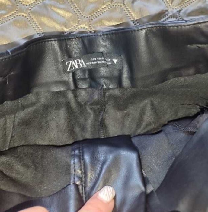 Шкіряні шорти Zara р 44-46