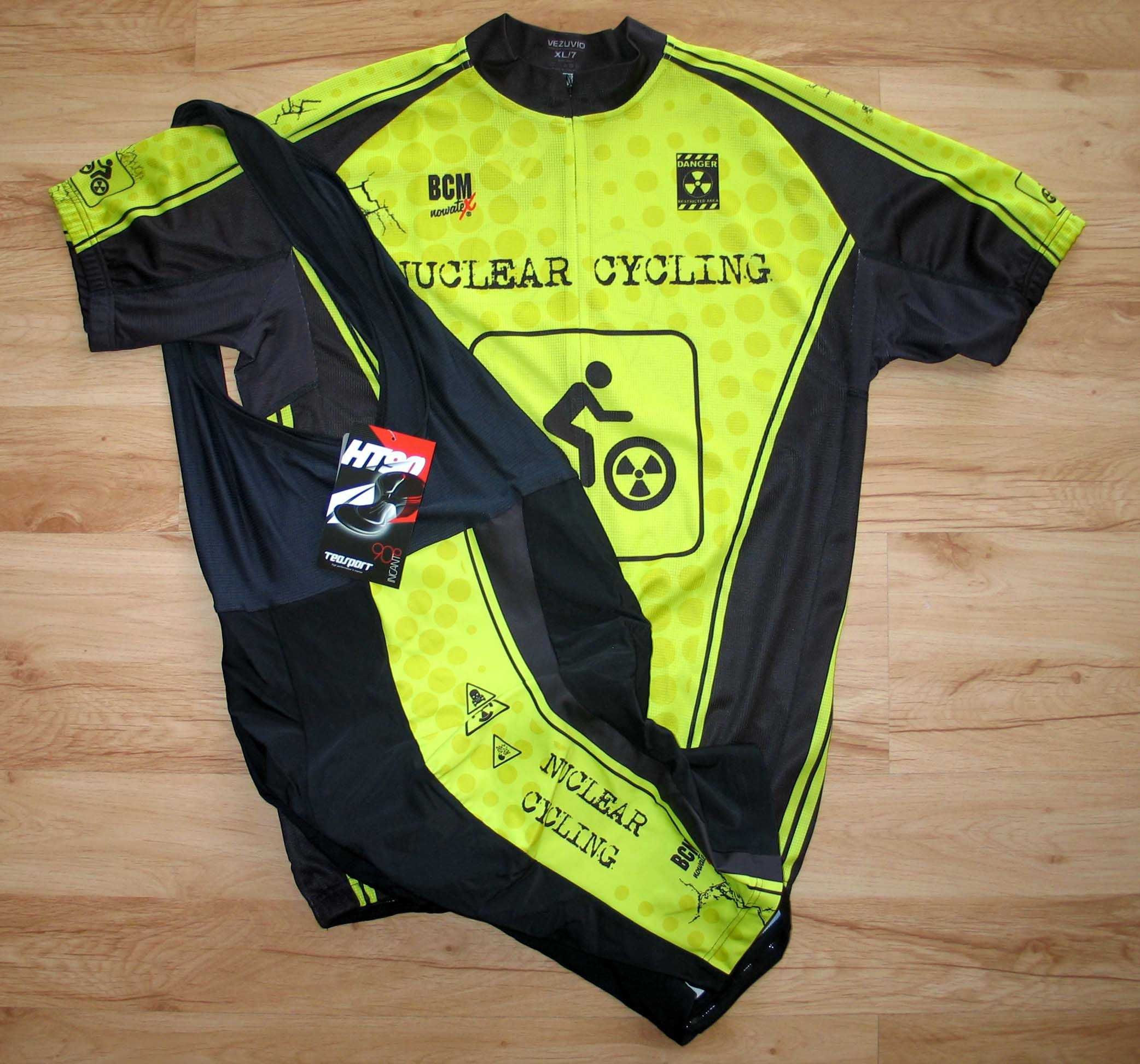 Męski komplet rowerowy rozmiar XL