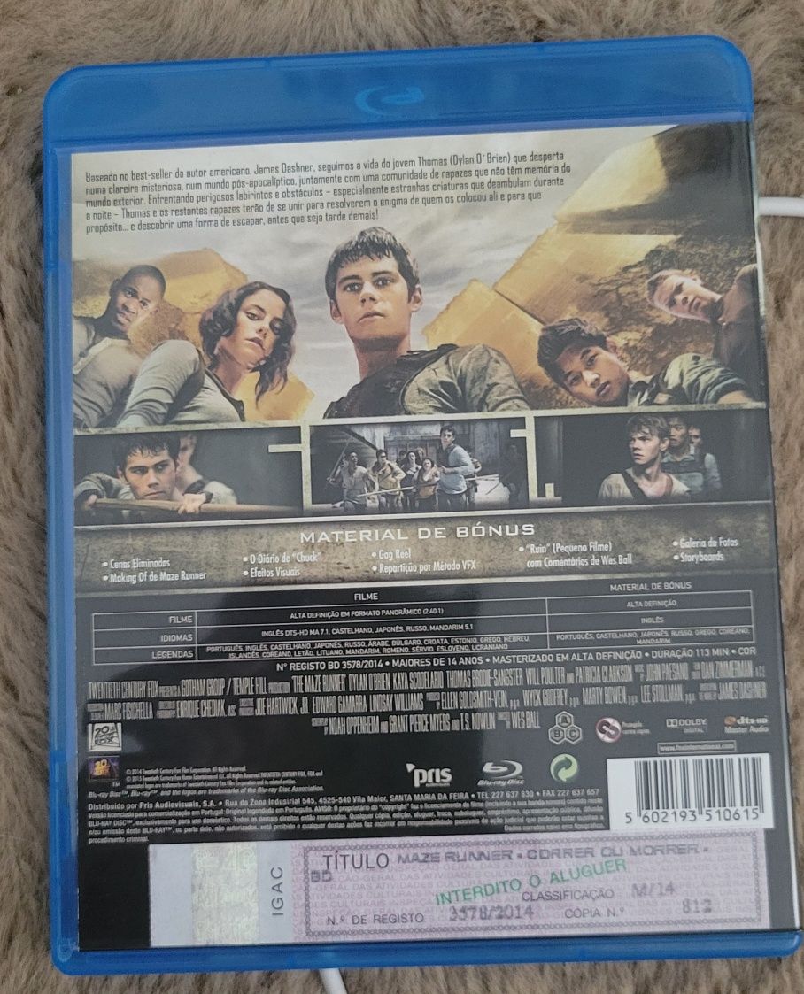 Bluray Maze Runner 1