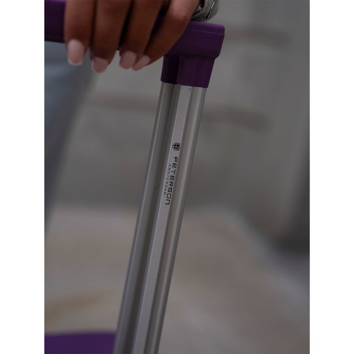 Duża walizka podróżna na kółkach z uchwytem, pojemna - Peterson