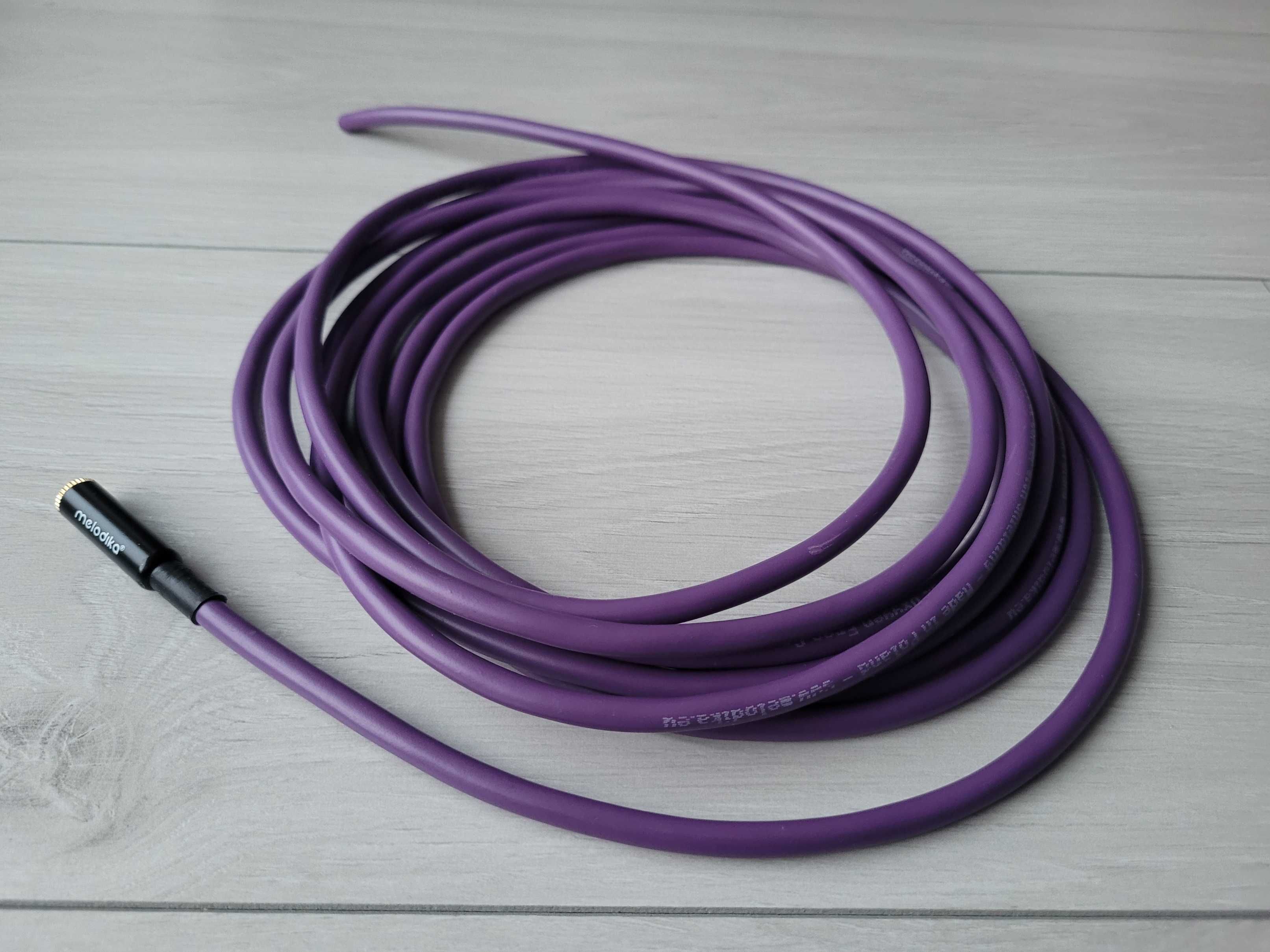 Kabel mikrofonowy audio MELODIKA MDC1230 OFC z wtykiem - 5M