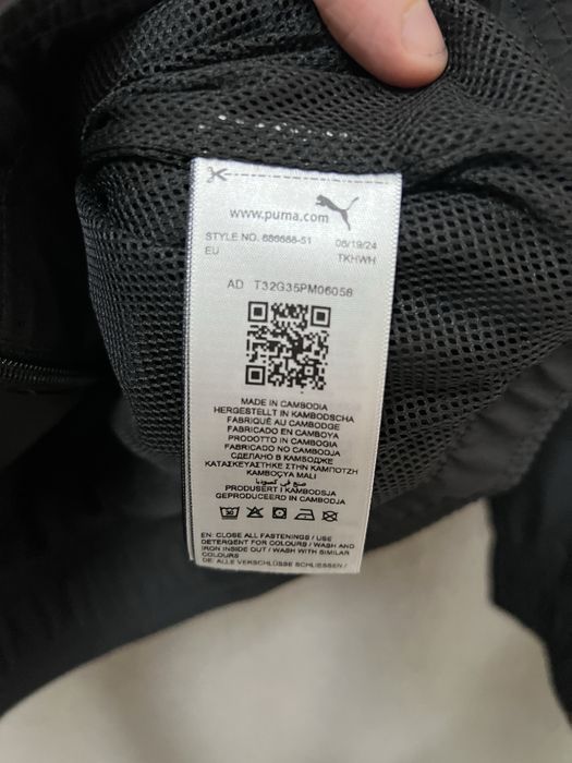 Нова оригінал Кофта куртка вітровка Puma core woven zip hooded jacket