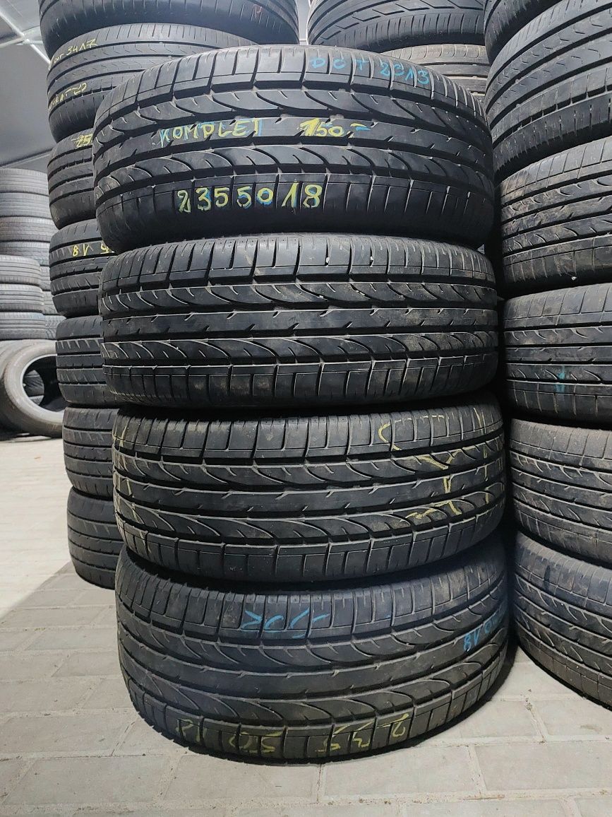 Komplet opon letnich 235/50 R 18 Bridgestone