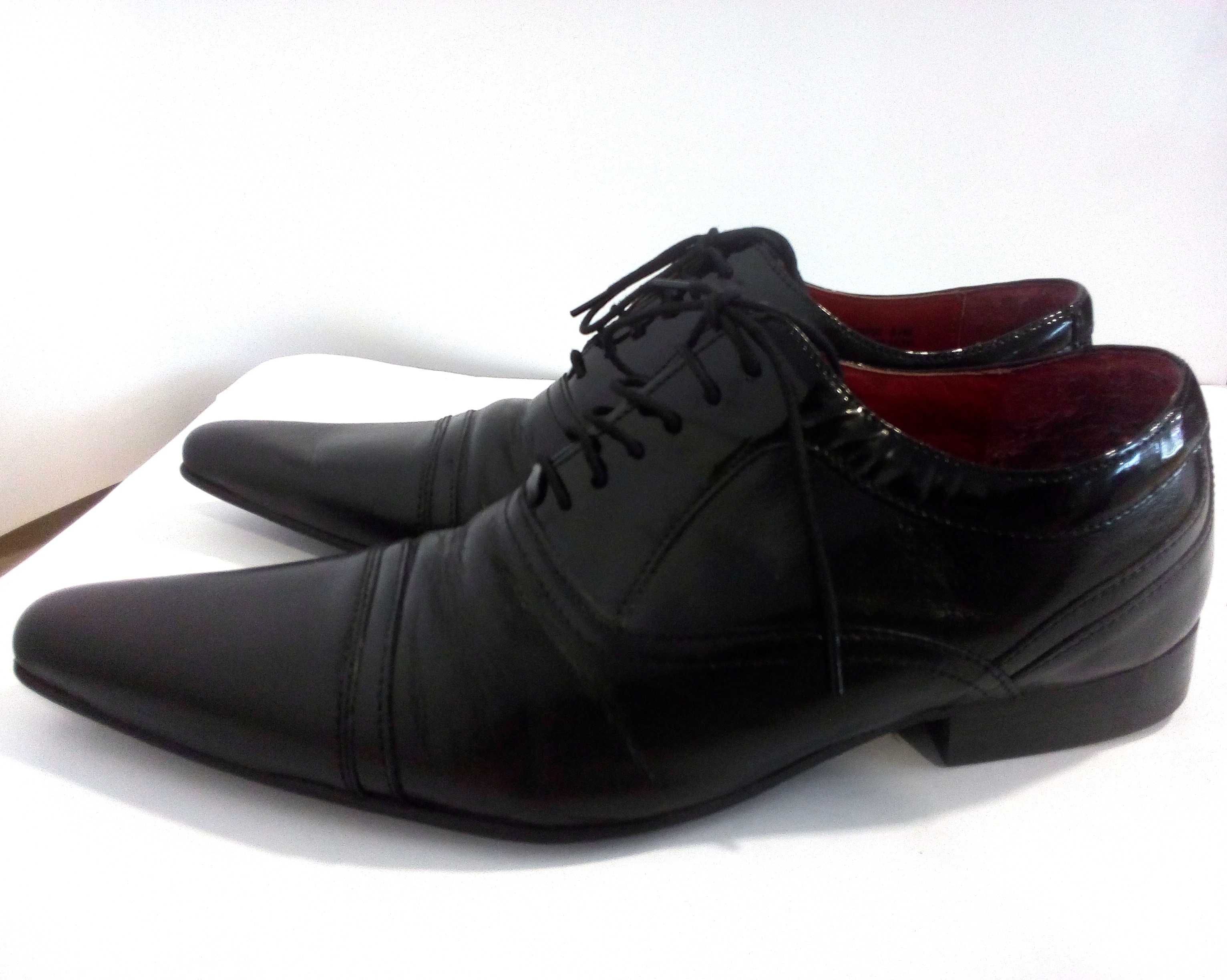 Стильные кожаные мужские туфли от бренда next, р.42 код m4232