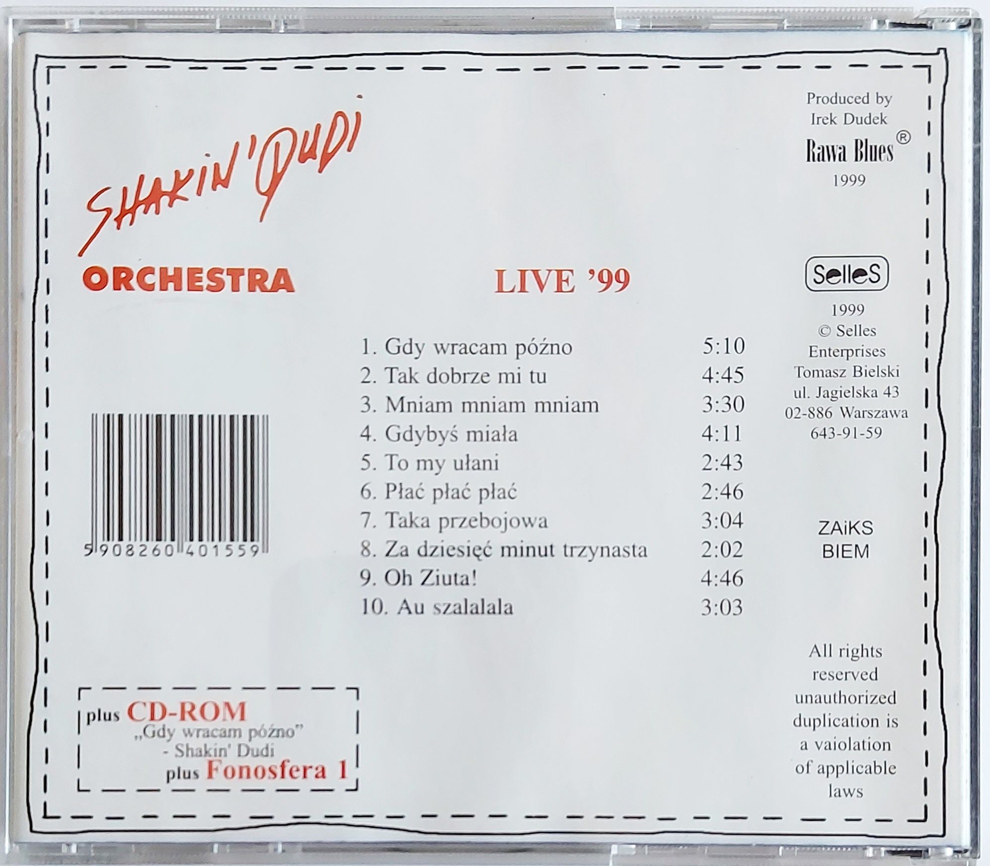 Shakin Dudi Live '99 1999r