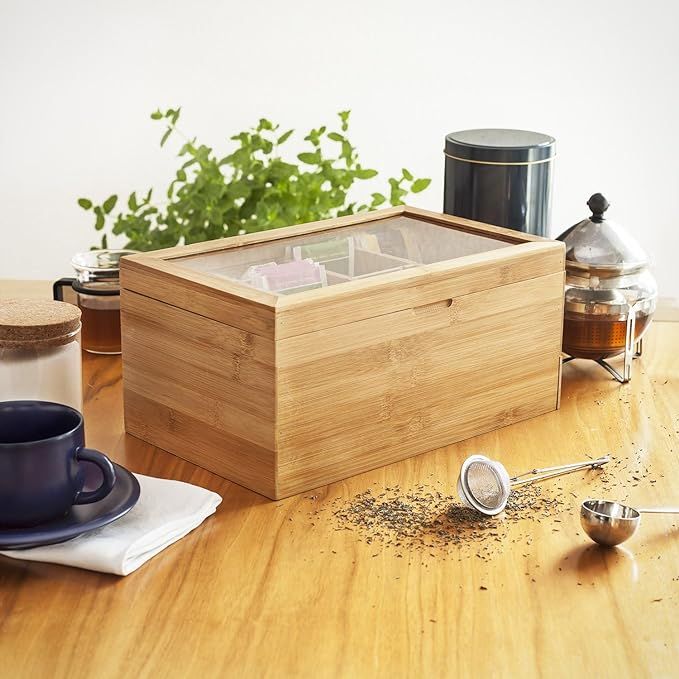 bambusowe pudełko na herbatę amazy x
