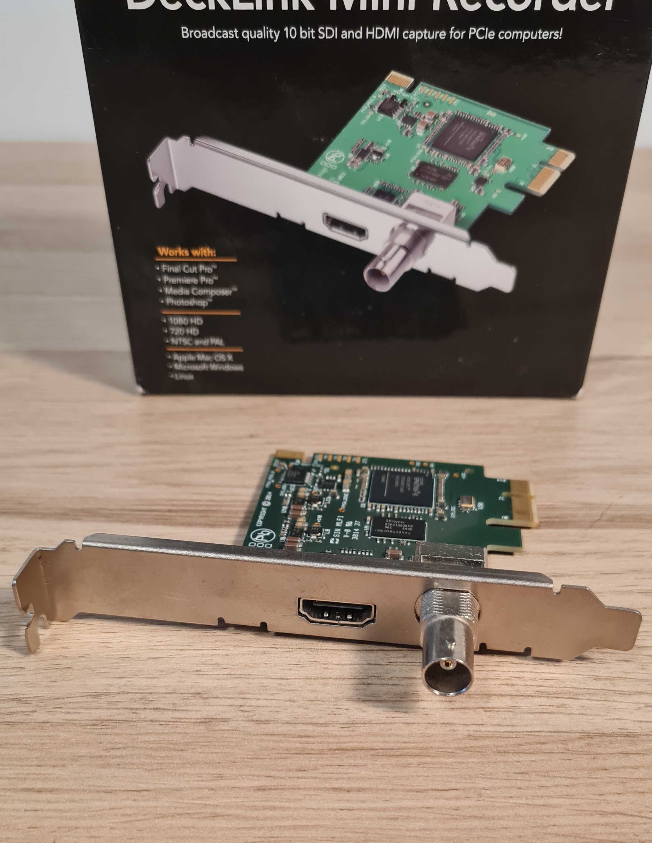 Placa de captura de vídeo Blackmagic Decklink Mini Recorder