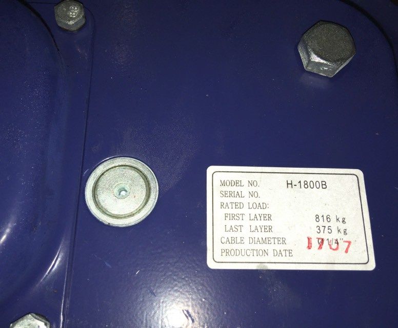 лебедка ручная Big Dutchman (Биг Дачмен) 816 кг оригинал