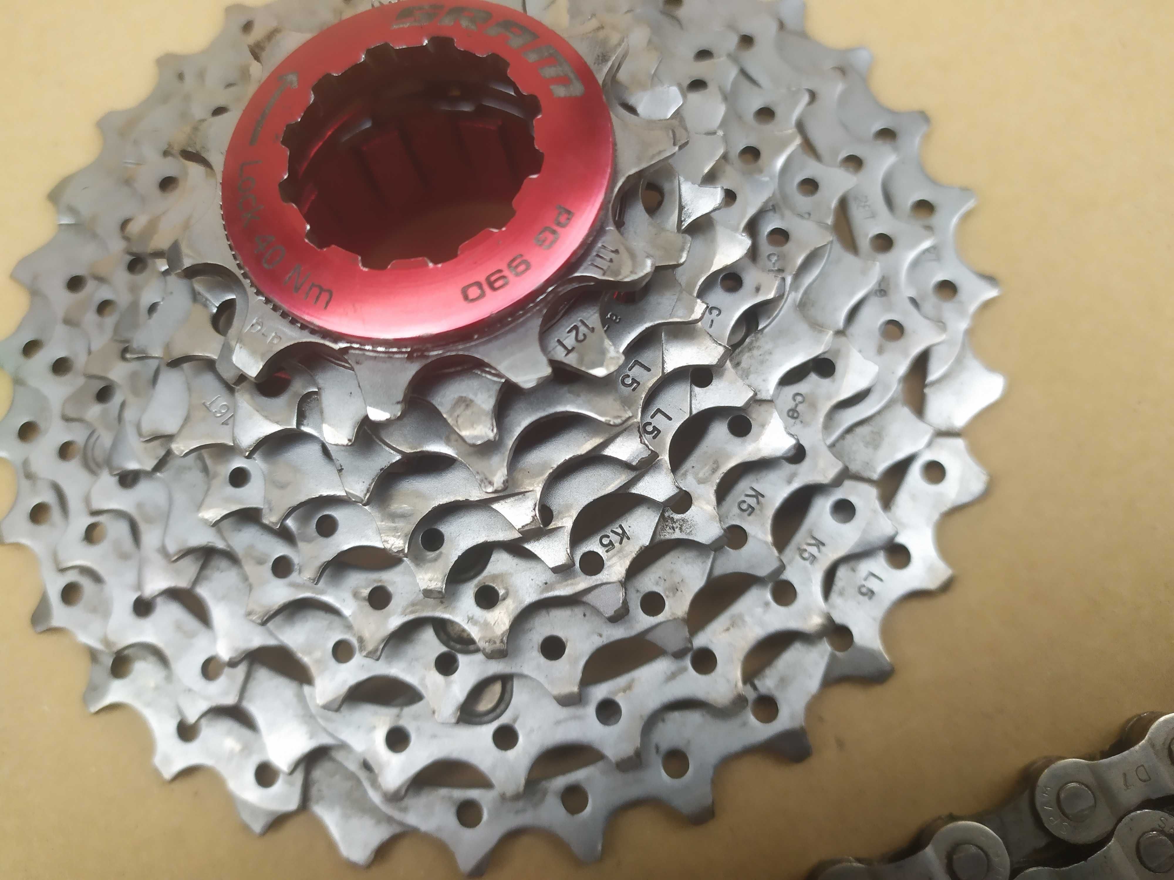 Napęd SRAM PG-990 + SRAM PC-971