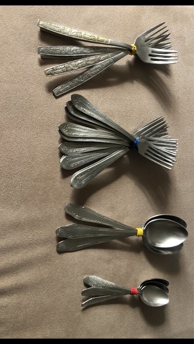 Ложки вилки нержавійка.