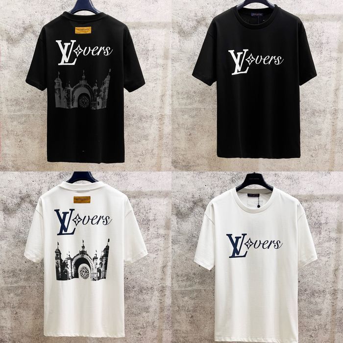 LOUIS VUITTON футболка мужская оверсайз черная унисекс оригинал