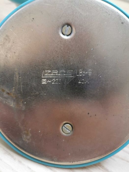 lampka biurkowa ZAOS LBo-9 z okresu PRL po renowacji