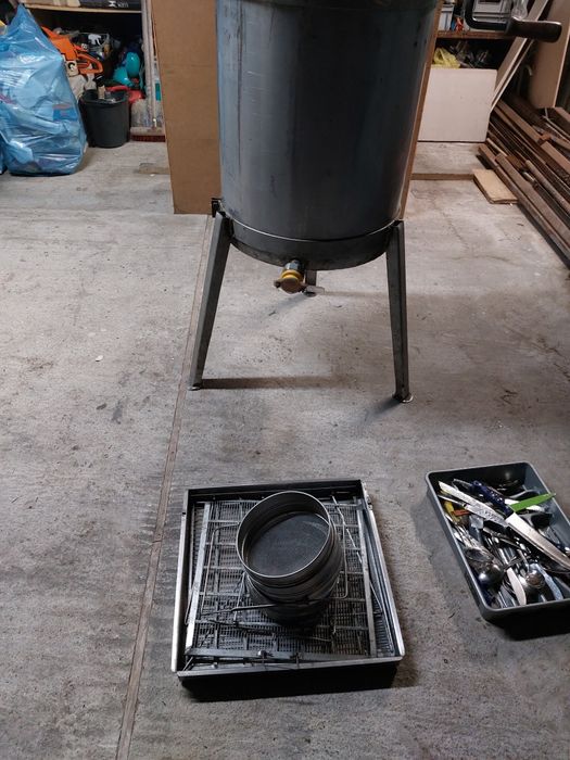 Miodziarka 3 Ramkowa,Miodara,WirówkaNierdzewka Plus Gratisy ze zdjęcia