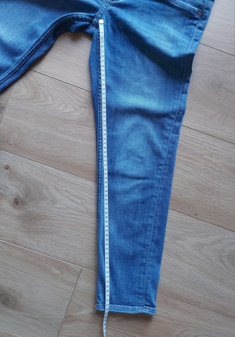 Skinny ankle jeans / jeansy ciążowe z panelem - H&M Mama rozm. 40 / L