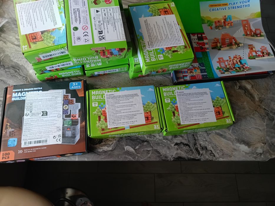 Магнітний конструктор майнкрафт 100шт