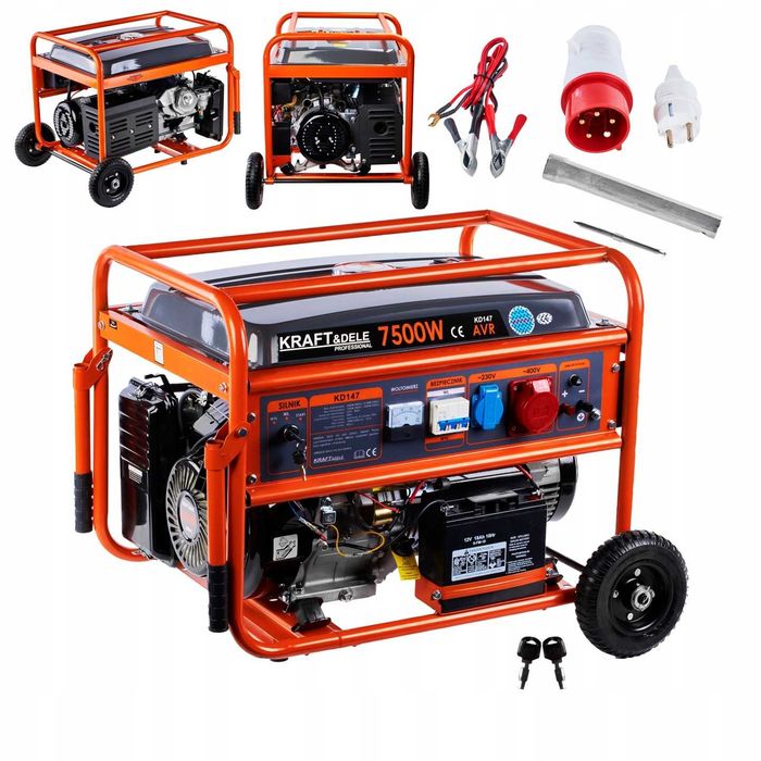 Agregat Prądotwórczy Generator Prądu 230/400V 3-fazowy 7,5kw Sklep