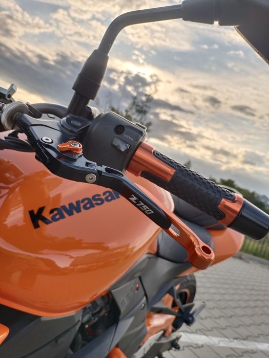 Kawasaki Z750 po serwisie, nowy lakier, dodatki