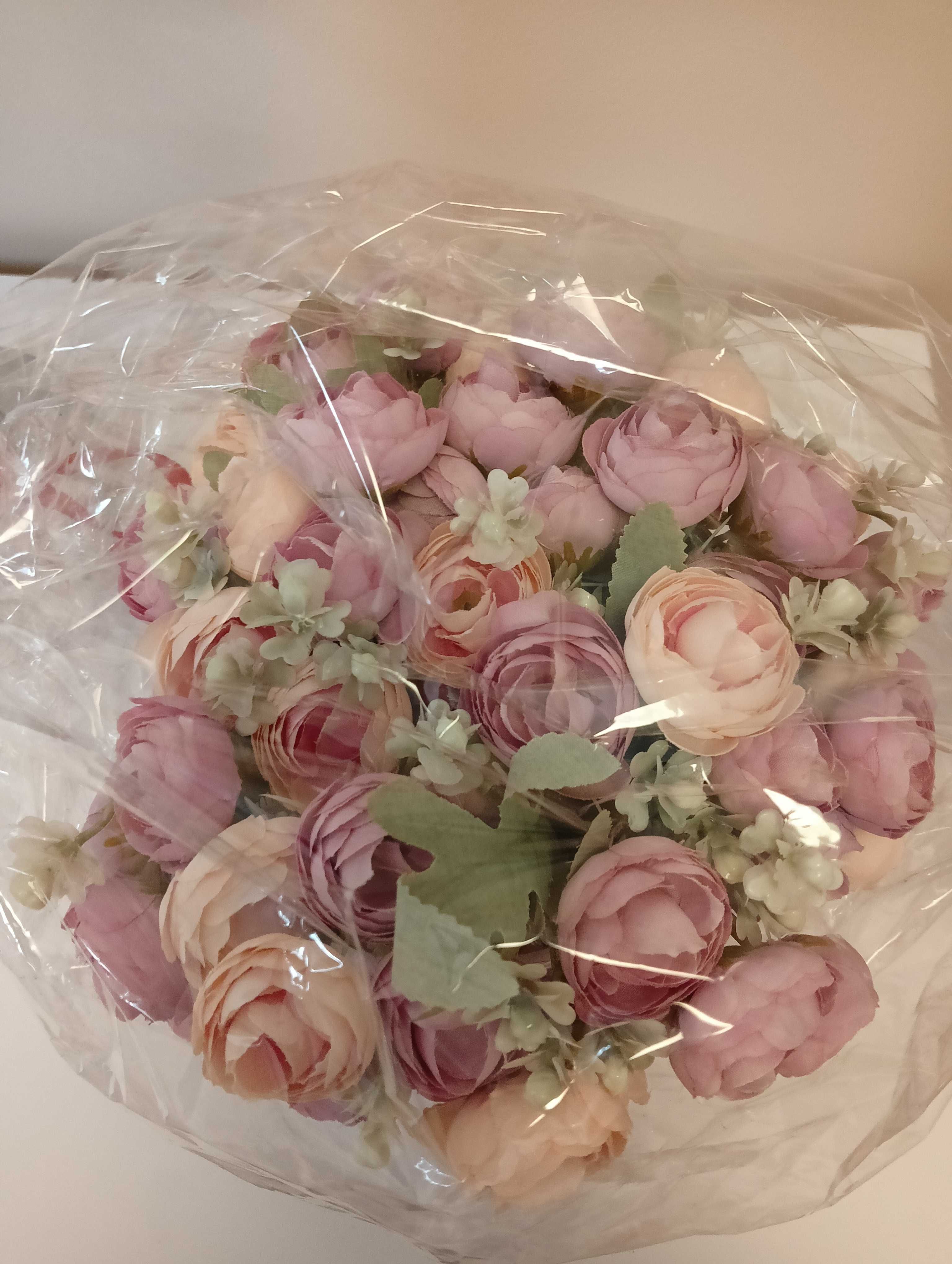 Flowerbox -różowe Piwonie