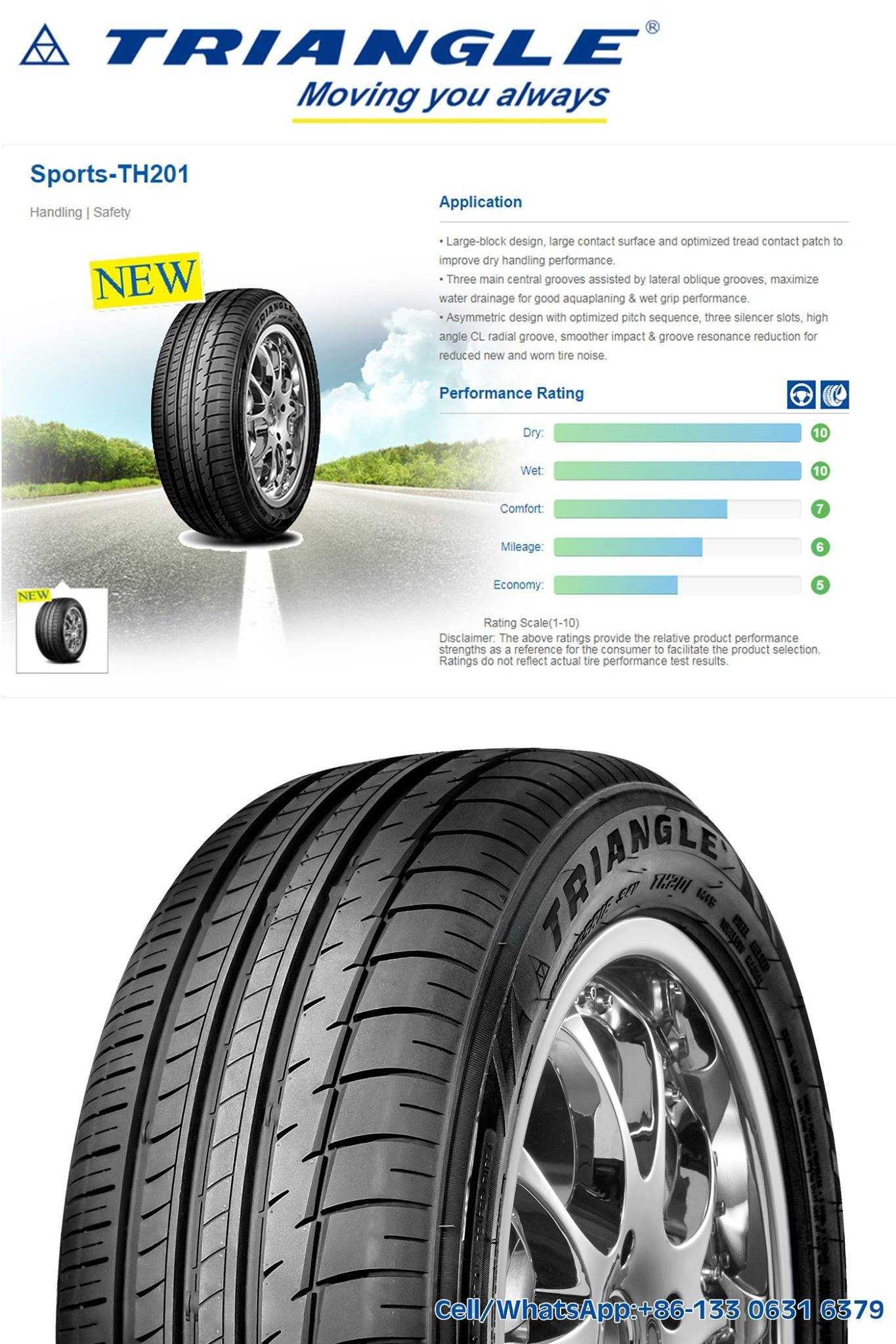 NOWA Opona opony LETNIA letnie TRIANGLE 205/40R16 TH201 83W XL