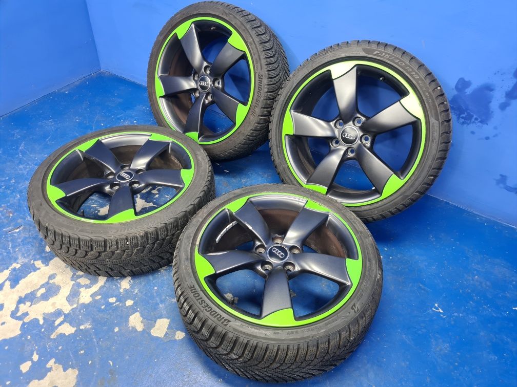 KOMPLET kół rotor 7.5x18' cali ET51 opony zimowe AUDI A3 S3 8V OEM