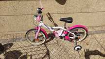 Bicicleta criança menina Btwin - Roda 16” polegadas
