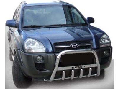 Hyundai Tucson Передній захист з написом WT004