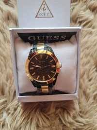 Grawer Zegarek damski Guess GW0303L1 G zloty czarny zdobiony tarcza