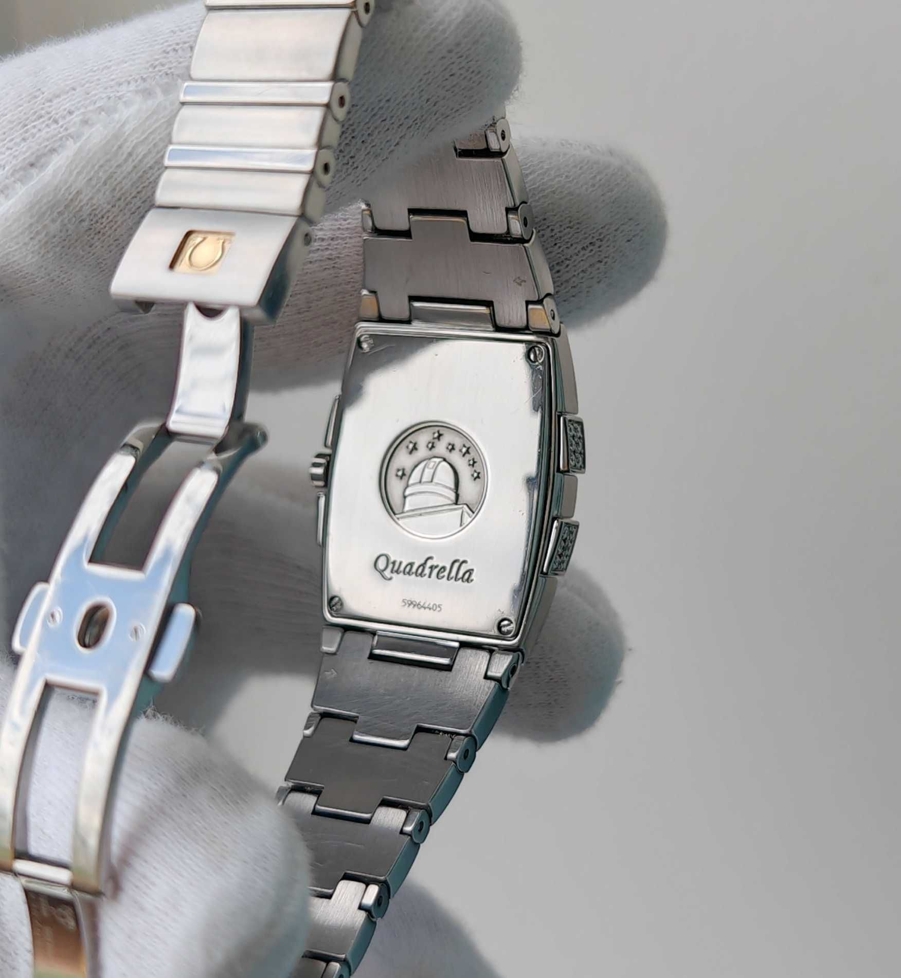 Жіночий годинник Omega Constellation Quadrella 1586.79.00 Diamond Swis