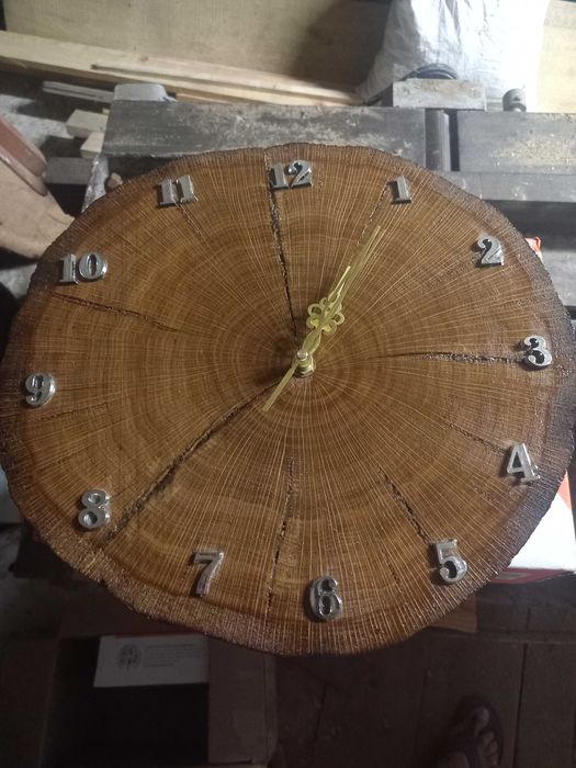 Годинники світильники менажниці з дерева в подарунок