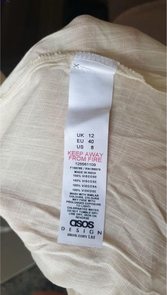 Платье летнее открытое ASOS