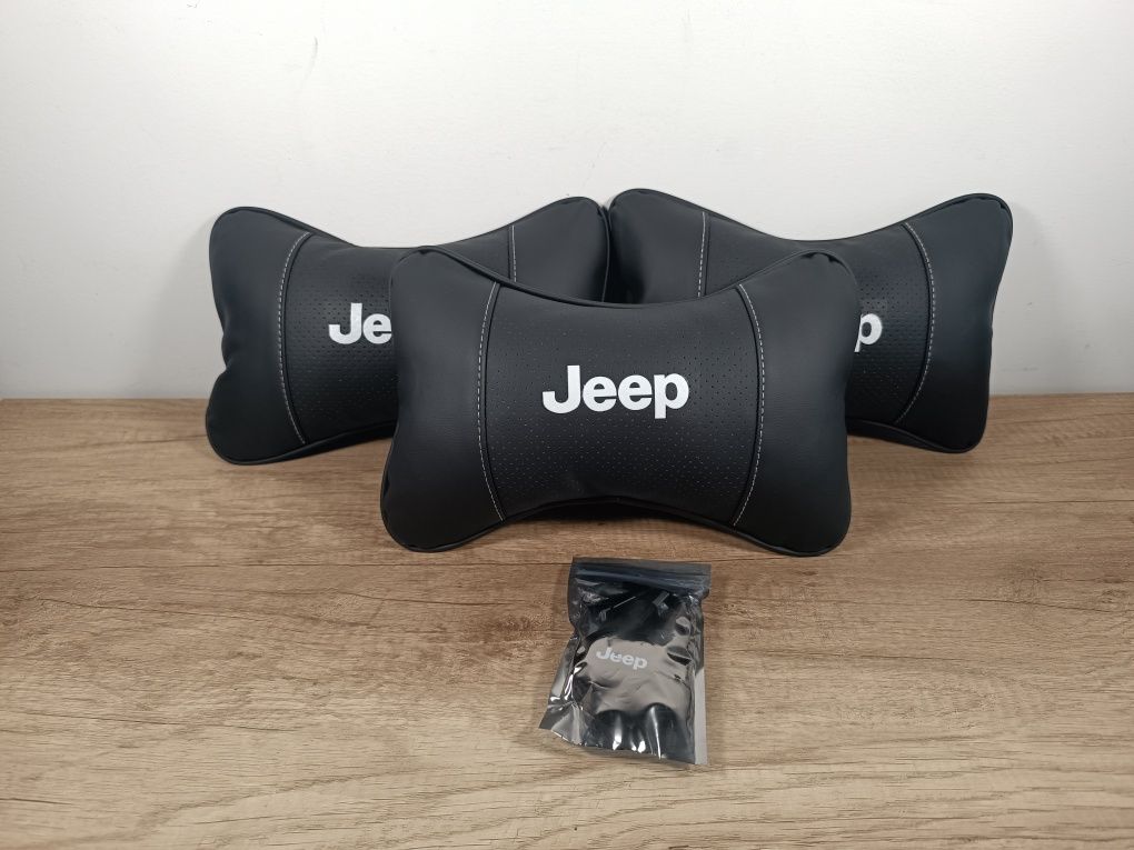 Zestaw z 3 poduszek JEEP + ładowarka
