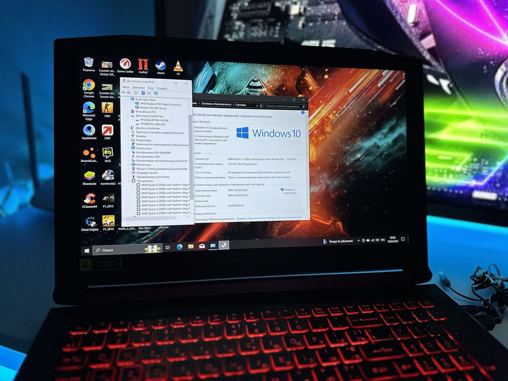 Мощный Игровой Acer NITRO 15 + Девайсы