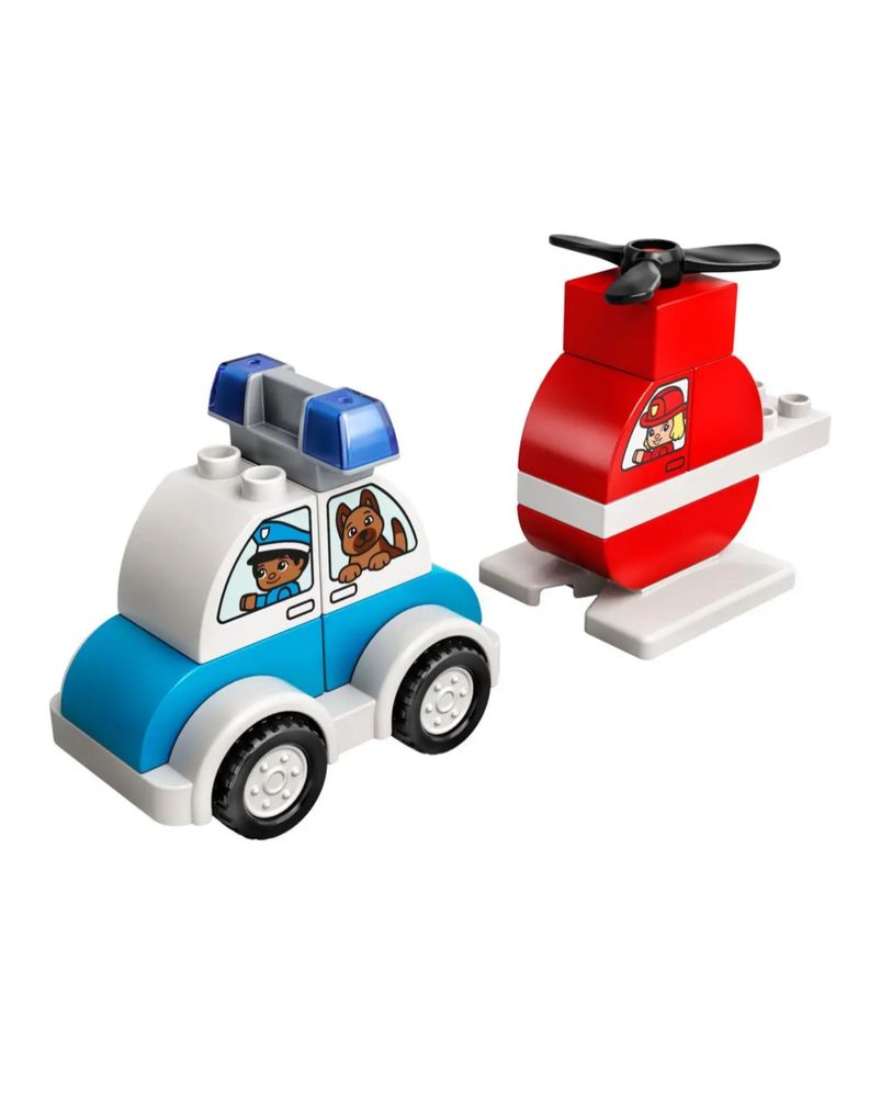 Lego Duplo поліцейська машина та вертоліт