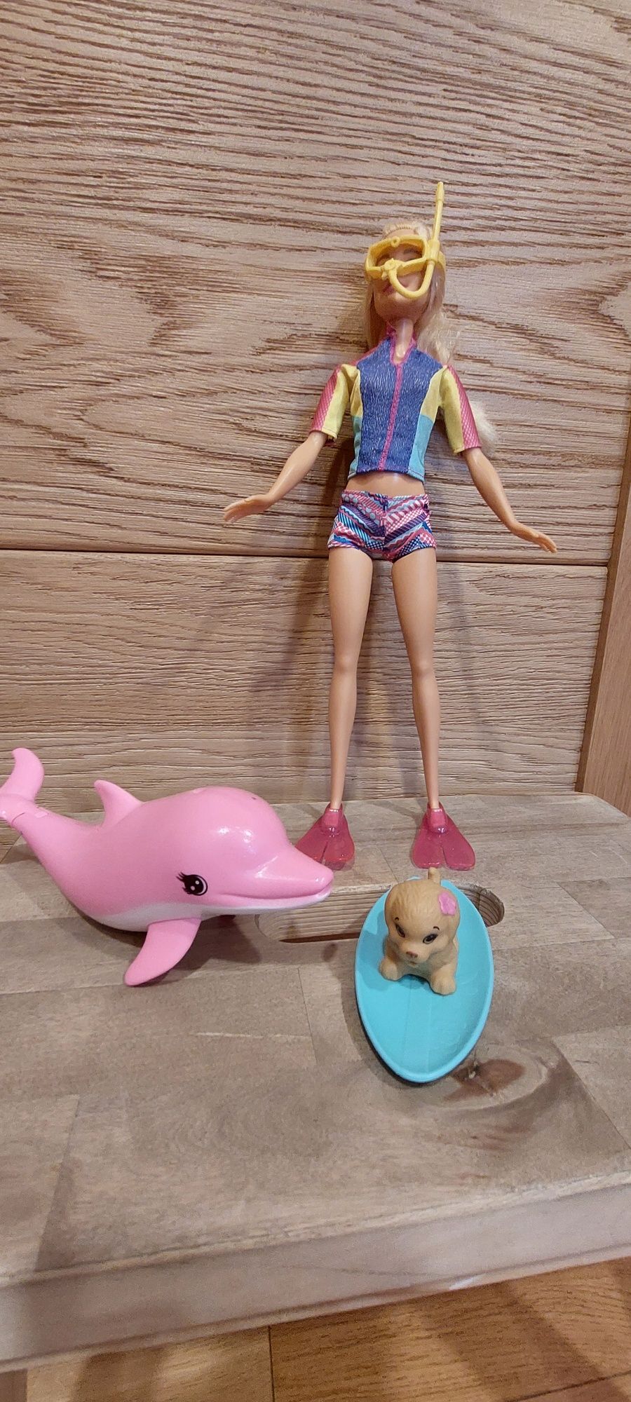 Barbie nurek  lalka mattel  FBD63 delfin magiczny nurkowanie zabawa pr